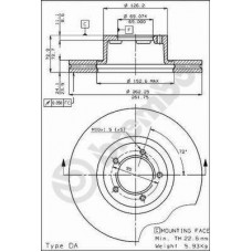 09.3373.10 BREMBO Гальмівний диск