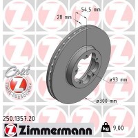 250.1357.20 ZIMMERMANN Гальмівний диск