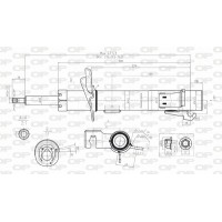 SAB8067.31 OPEN PARTS Амортизатор