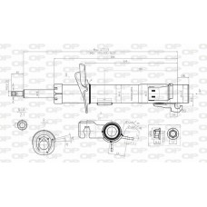 SAB8067.31 OPEN PARTS Амортизатор