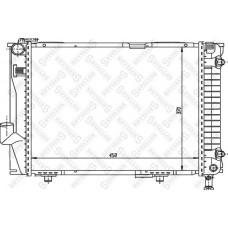 10-25907-SX STELLOX Радіатор охолодження двигуна
