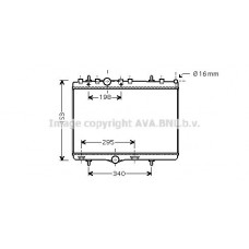 PE2290 AVA QUALITY COOLING Радіатор охолодження двигуна