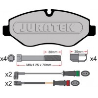 JCP115 JURATEK Комплект гальмівних колодок дисковий гальм