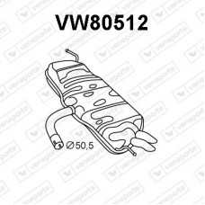 VW80512 VENEPORTE Глушник вихлопних газів кінцевий