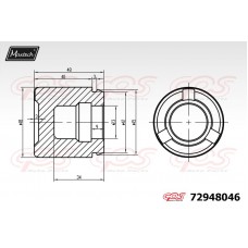72948046 MAXTECH Поршень корпус скоби гальма