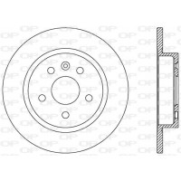 BDR2537.10 OPEN PARTS Гальмівний диск