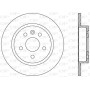 BDR2537.10 OPEN PARTS Гальмівний диск