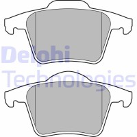 LP1835 DELPHI Комплект гальмівних колодок дисковий гальм