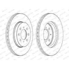 DDF1510C FERODO Гальмівний диск