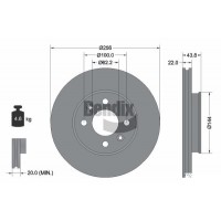 BDS1311 BENDIX Braking Гальмівний диск