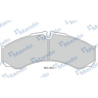 MBF015560 MANDO Комплект гальмівних колодок дисковий гальм