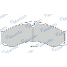 MBF015560 MANDO Комплект гальмівних колодок дисковий гальм