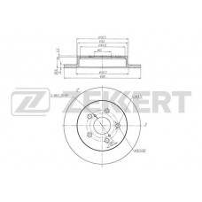 BS-6191 ZEKKERT Гальмівний диск