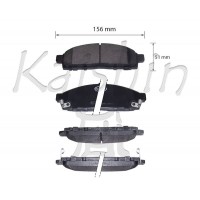 FK1294 KAISHIN Комплект гальмівних колодок дисковий гальм