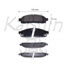 FK1294 KAISHIN Комплект гальмівних колодок дисковий гальм