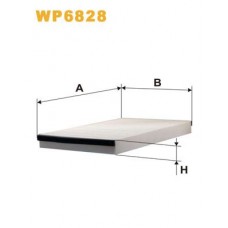 WP6828 WIX FILTERS Фільтр повітря у внутрішньому просторі
