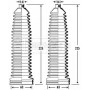 BSG3337 BORG & BECK Комплект пильника рульове управління
