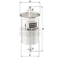 WK 612/6 MANN-FILTER Паливний фільтр