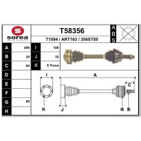 T58356 EAI Привідний вал