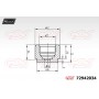 72942034 MAXTECH Поршень корпус скоби гальма