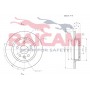 RD01263 RAICAM Гальмівний диск