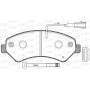 BPA1275.01 OPEN PARTS Комплект гальмівних колодок дисковий гальм