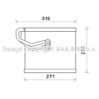 HYV271 AVA QUALITY COOLING Випарник кондиціонера