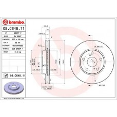 09.C648.11 BREMBO Гальмівний диск