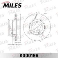 K000196 MILES Гальмівний диск