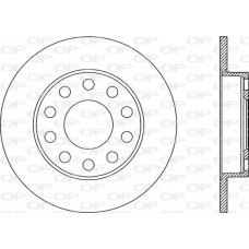BDR1939.10 OPEN PARTS Гальмівний диск