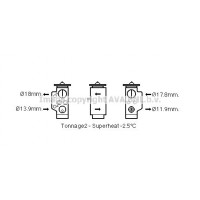 AI1373 AVA QUALITY COOLING Розширювальний клапан кондиціонера