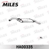 HA00335 MILES Глушник вихлопних газів кінцевий