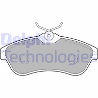 LP1715 DELPHI Комплект гальмівних колодок дисковий гальм