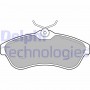 LP1715 DELPHI Комплект гальмівних колодок дисковий гальм