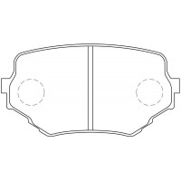 FP0680 FIT КомплеК т гальмівних колодок, дискове гальмо