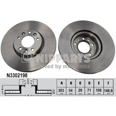 N3302198 NIPPARTS Гальмівний диск