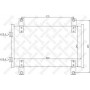 10-45560-SX STELLOX Конденсатор кондиціонера