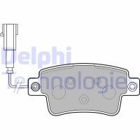 LP2231 DELPHI Комплект гальмівних колодок дисковий гальм