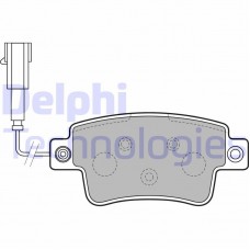 LP2231 DELPHI Комплект гальмівних колодок дисковий гальм