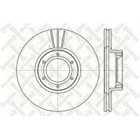 6020-3920V-SX STELLOX Гальмівний диск