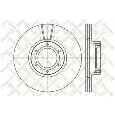 6020-3920V-SX STELLOX Гальмівний диск