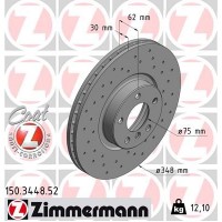 150.3448.52 ZIMMERMANN Гальмівний диск
