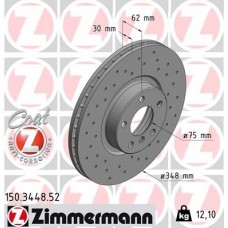 150.3448.52 ZIMMERMANN Гальмівний диск