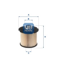 26.104.00 UFI Паливний фільтр