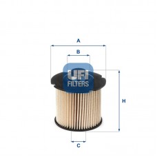 26.104.00 UFI Паливний фільтр