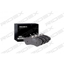 402B0404 RIDEX Комплект гальмівних колодок дисковий гальм
