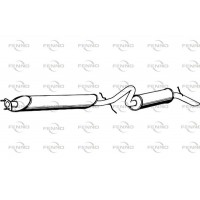 P4541 FENNO Глушник вихлопних газів кінцевий