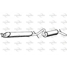 P4541 FENNO Глушник вихлопних газів кінцевий