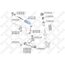 14-71011-SX STELLOX Пильник рульове управління