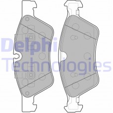 LP2125 DELPHI Комплект гальмівних колодок дисковий гальм